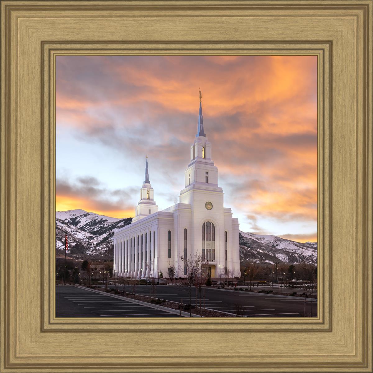 Layton Utah Golden Sunrise
