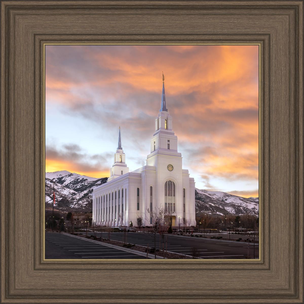 Layton Utah Golden Sunrise