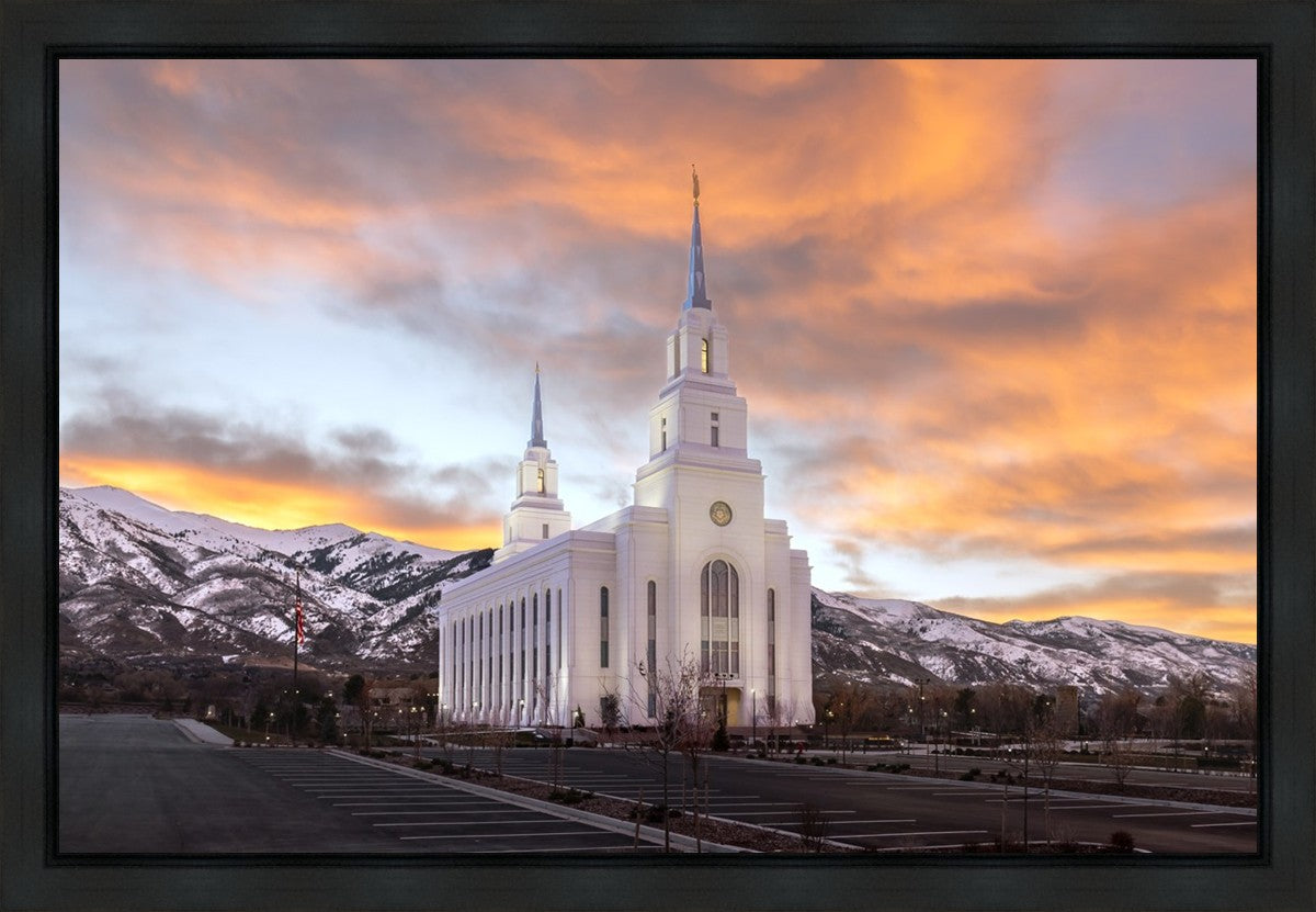 Layton Utah Golden Sunrise