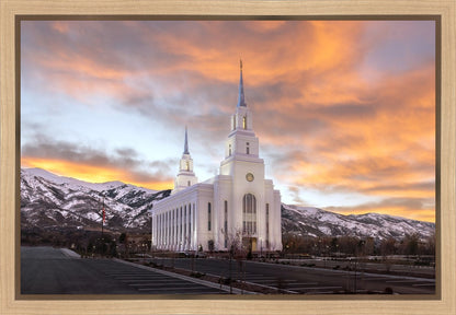 Layton Utah Golden Sunrise