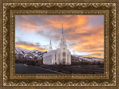 Layton Utah Golden Sunrise