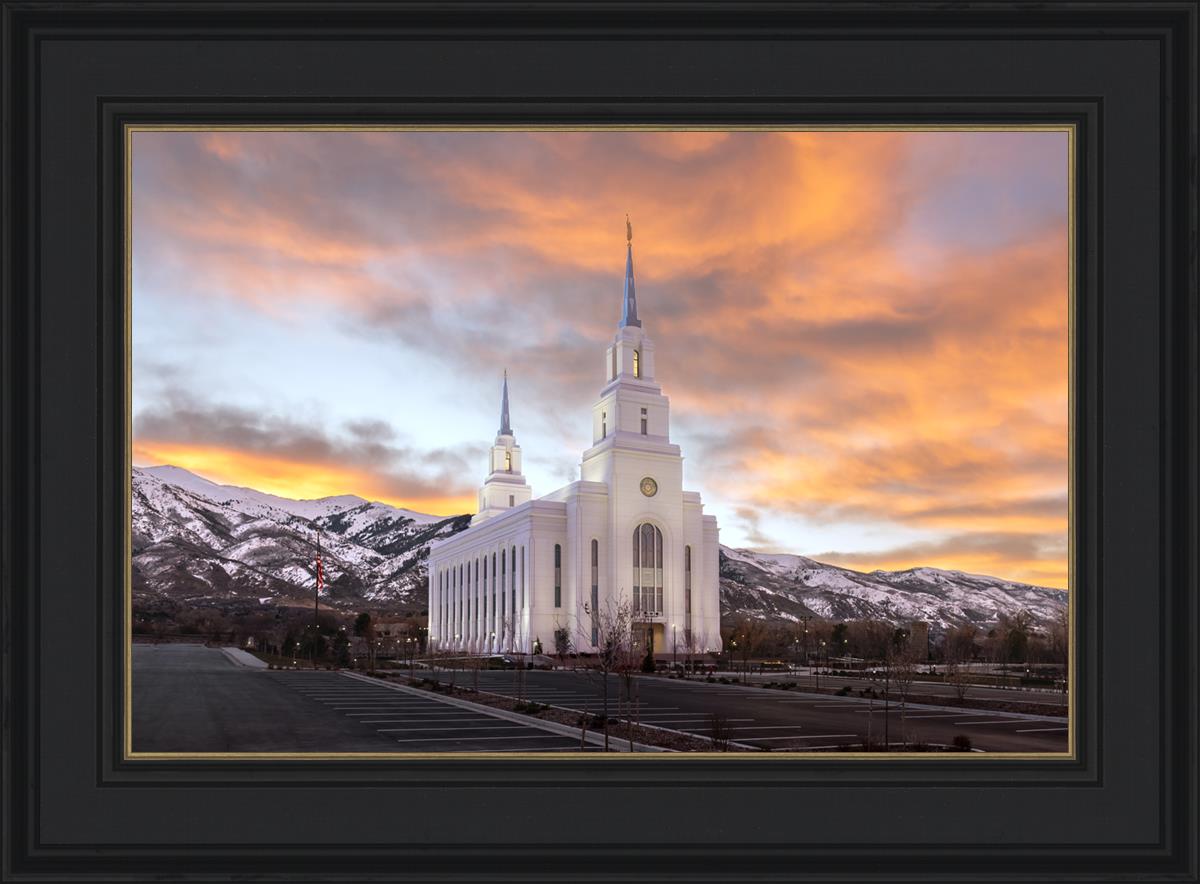 Layton Utah Golden Sunrise