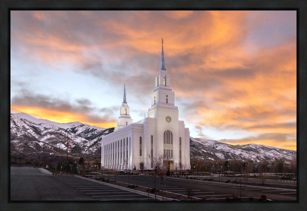 Layton Utah Golden Sunrise