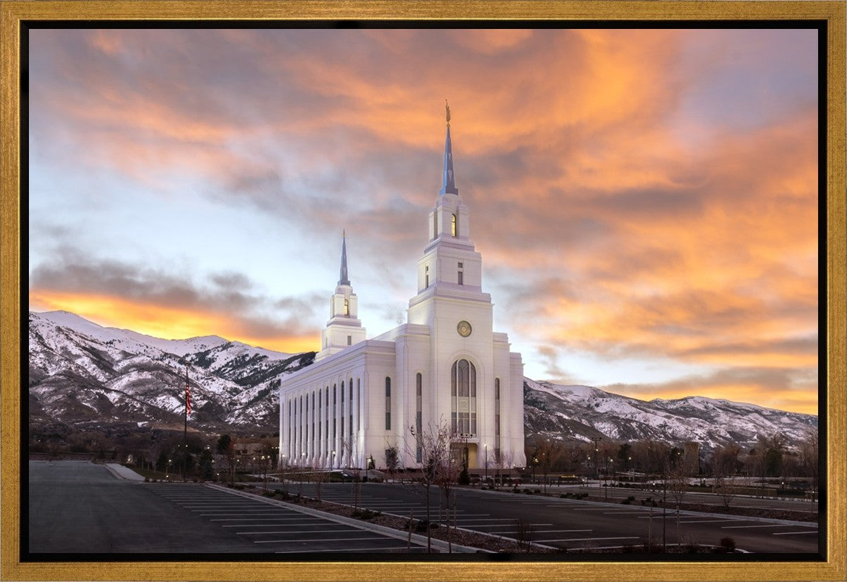 Layton Utah Golden Sunrise