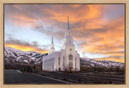 Layton Utah Golden Sunrise