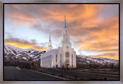 Layton Utah Golden Sunrise