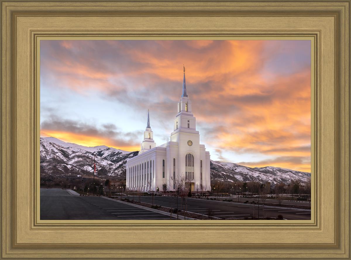 Layton Utah Golden Sunrise