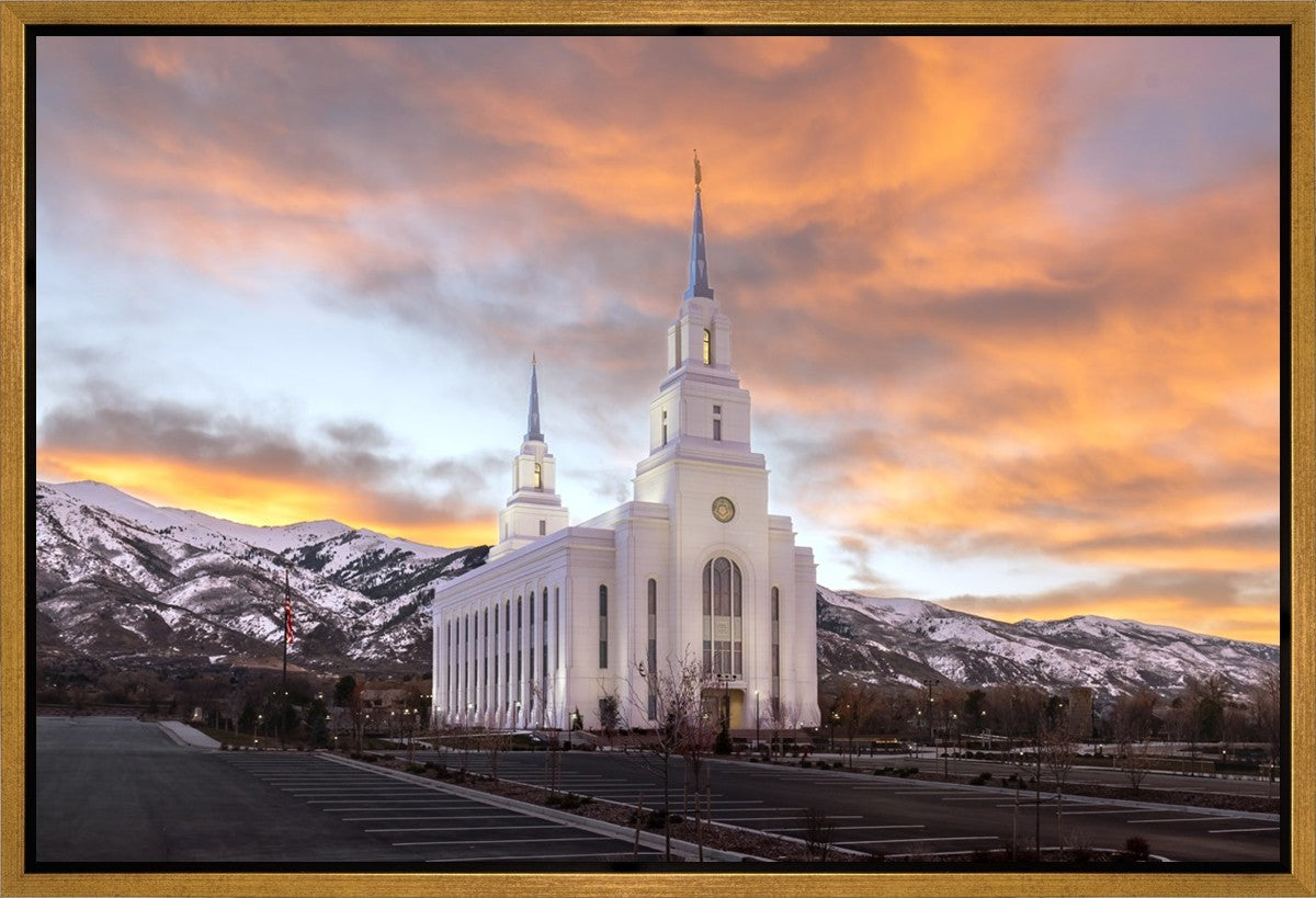 Layton Utah Golden Sunrise