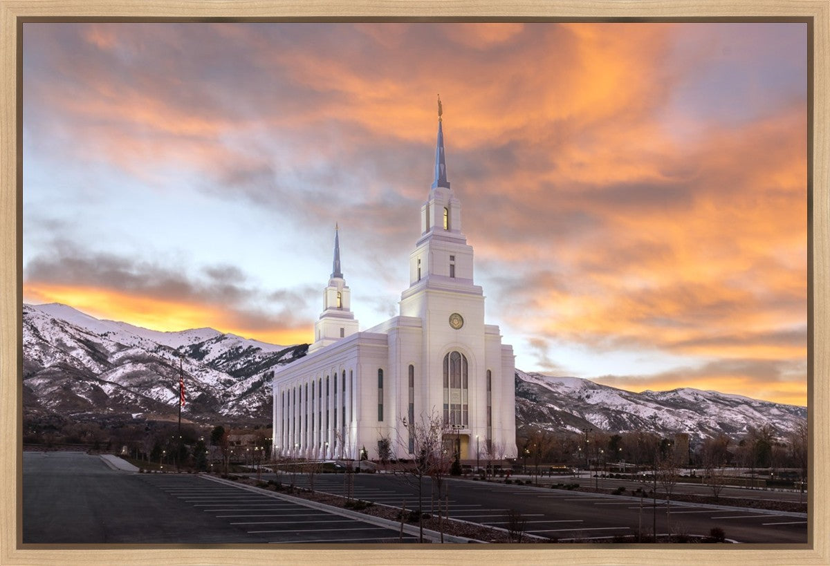 Layton Utah Golden Sunrise