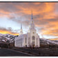 Layton Utah Golden Sunrise