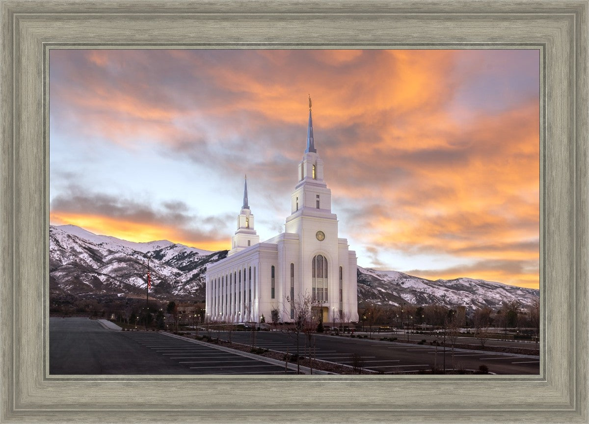 Layton Utah Golden Sunrise