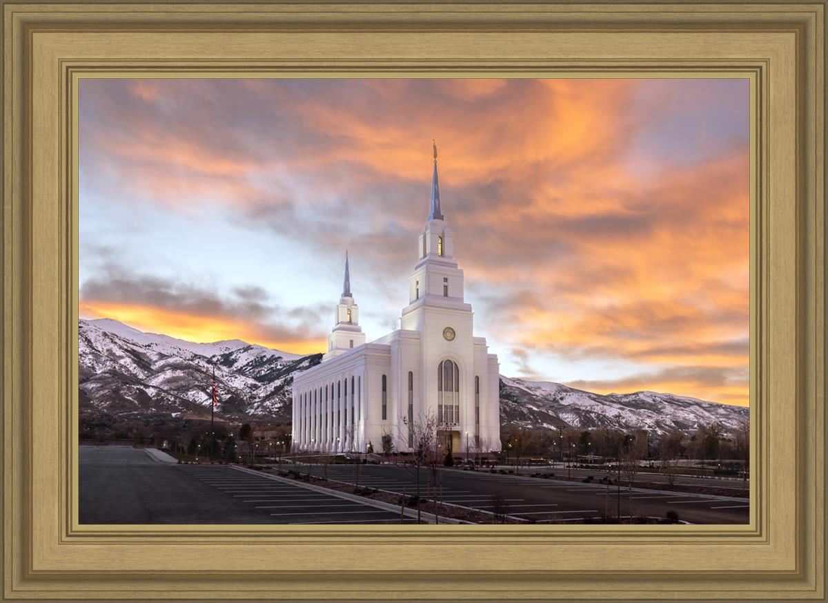 Layton Utah Golden Sunrise