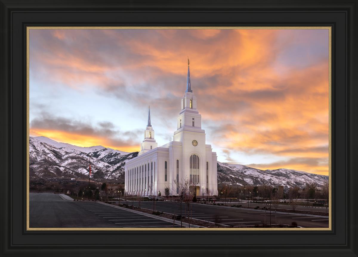Layton Utah Golden Sunrise