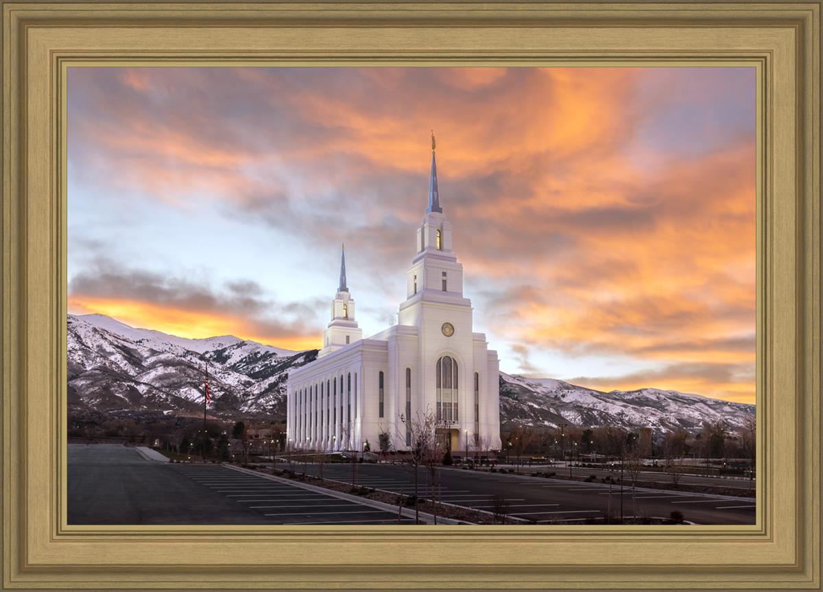Layton Utah Golden Sunrise