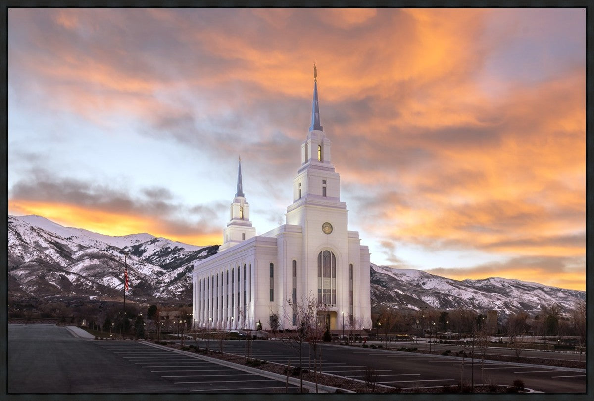 Layton Utah Golden Sunrise