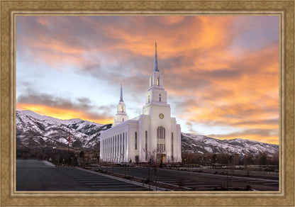 Layton Utah Golden Sunrise