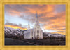 Layton Utah Golden Sunrise Large Wall Art