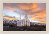 Layton Utah Golden Sunrise Large Wall Art