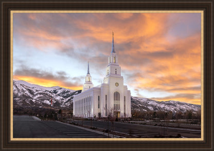 Layton Utah Golden Sunrise
