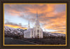 Layton Utah Golden Sunrise Large Wall Art