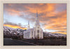 Layton Utah Golden Sunrise Large Wall Art