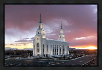 Layton Utah Pink Sunset