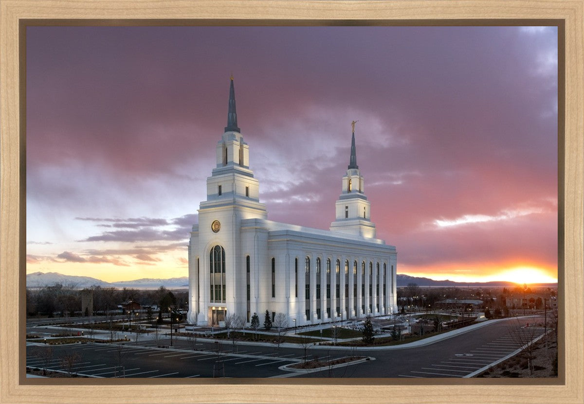 Layton Utah Pink Sunset