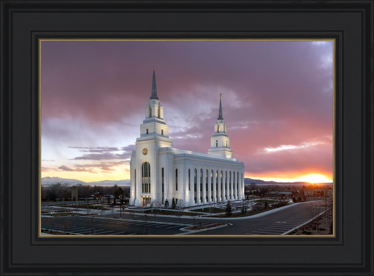 Layton Utah Pink Sunset