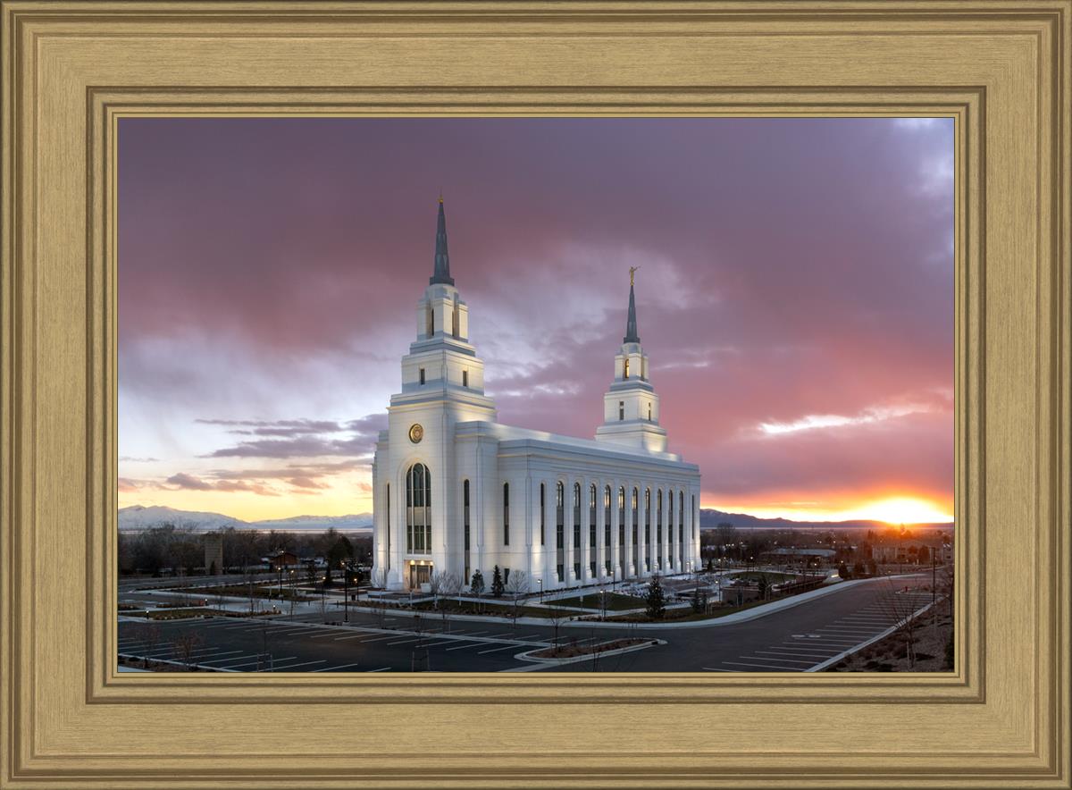 Layton Utah Pink Sunset