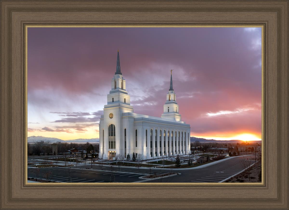 Layton Utah Pink Sunset