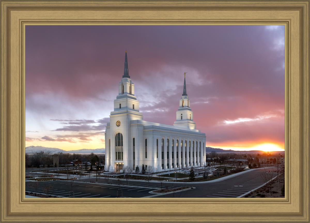 Layton Utah Pink Sunset