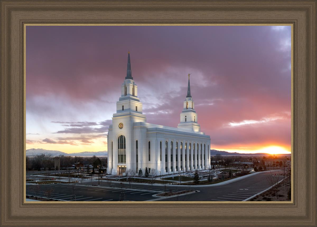 Layton Utah Pink Sunset