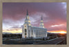 Layton Utah Pink Sunset Large Wall Art