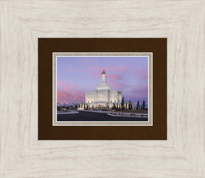 Deseret Peak Utah Pink Winter Sunrise