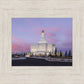 Deseret Peak Utah Pink Winter Sunrise