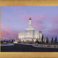 Deseret Peak Utah Pink Winter Sunrise