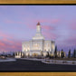 Deseret Peak Utah Pink Winter Sunrise