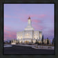 Deseret Peak Utah Pink Winter Sunrise