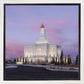 Deseret Peak Utah Pink Winter Sunrise