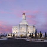 Deseret Peak Utah Pink Winter Sunrise