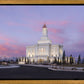 Deseret Peak Utah Pink Winter Sunrise