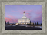 Deseret Peak Utah Pink Winter Sunrise