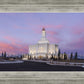 Deseret Peak Utah Pink Winter Sunrise