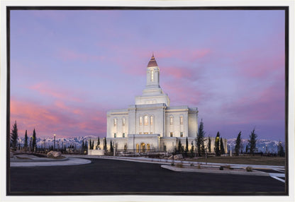 Deseret Peak Utah Pink Winter Sunrise