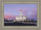 Deseret Peak Utah Pink Winter Sunrise