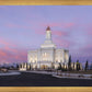 Deseret Peak Utah Pink Winter Sunrise