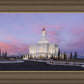 Deseret Peak Utah Pink Winter Sunrise