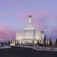 Deseret Peak Utah Pink Winter Sunrise