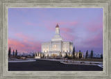 Deseret Peak Utah Pink Winter Sunrise