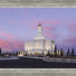 Deseret Peak Utah Pink Winter Sunrise